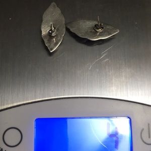 Earring silver 9.25  earrings type leaves
